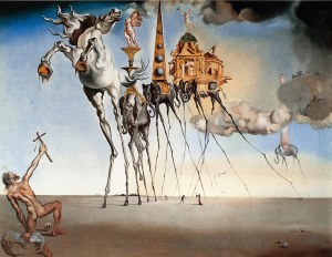 Salvador Dali (1904-1989), Kuszenie św. Antoniego