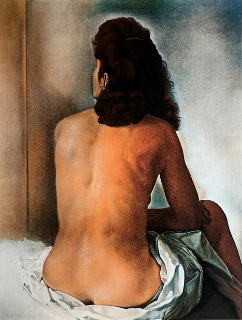 Salvador Dali (1904-1989), Gala patrząca w niewidzialne lustro
