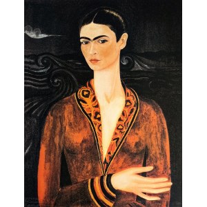 Frida Kahlo (1907-1954), Self-Portrait in a Velvet Dress