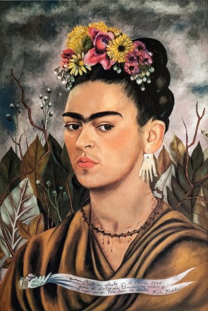 Frida Kahlo (1907-1954), Autoportret z dedykacją dla dr Eloesseu
