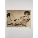 Egon Schiele (1890-1918), Nude in a black shirt