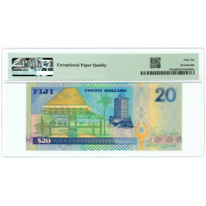 Fiji 20 Dollars 2002 (ND) PMG 66 EPQ Gem UNC