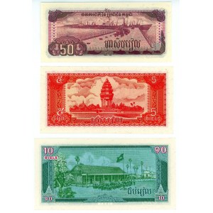 Cambodia 5 - 10 - 50 1987 - 1992