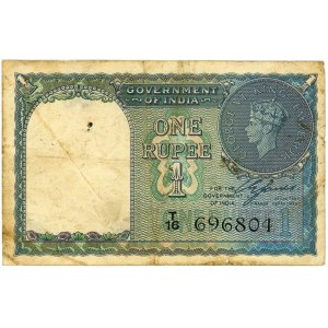 India 1 Rupee 1944