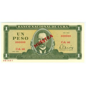 Cuba 1 Peso 1982 Specimen