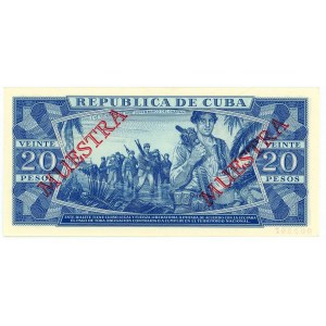 Cuba 20 Pesos 1987 Specimen