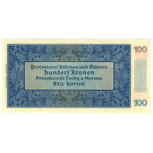 Bohemia & Moravia 100 Korun 1940 Specimen