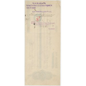 Azores Portugal Bill of Exchange for £700 Bensuade & Co 1919