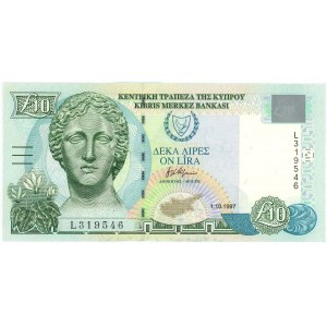 Cyprus 10 Pounds 1997