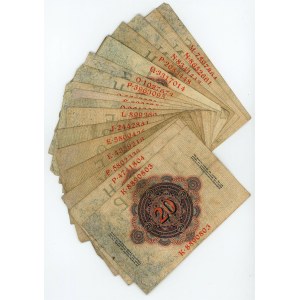 Germany - Empire 20 x 20 Mark 1914