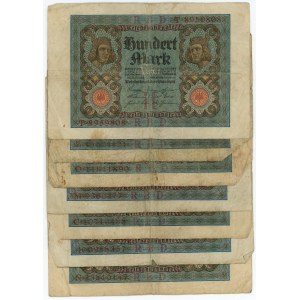 Germany - Weimar Republic 7 x 100 Mark 1920