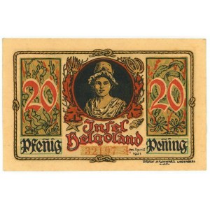 Germany - Weimar Republic Helgoland 20 Pfennig 1921