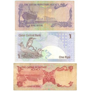 Qatar 3 x 1 riyal 1973 - 2018