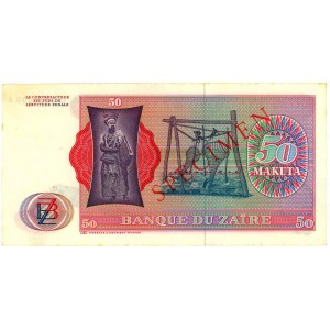 Zaire 50 Makuta 1973 Specimen
