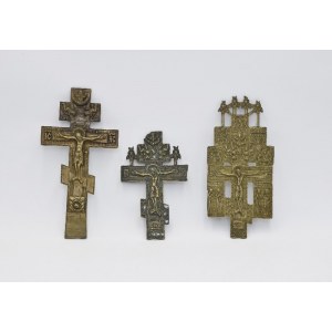 Drei orthodoxe Kreuze