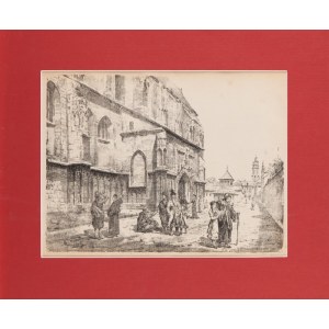 Hipolit LIPIÑSKI (1846-1884), St. Catherine's Church in Cracow, 1881