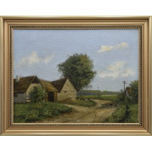 Artist unknown, Rural landscape, 1927