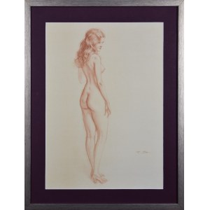 Tadeusz STYKA (1889-1954), Nude of a standing woman