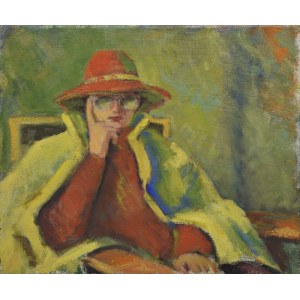Helena SOSINOWICZ (1919-1989), Kobieta w kapeluszu, 1975