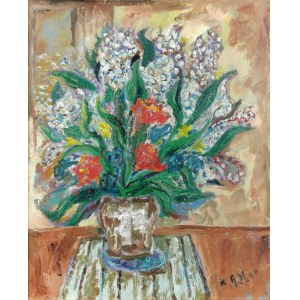 Karol ADLER (geb. 1936), Blumen in einer Vase