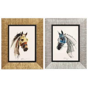 Anna Halarewicz, Chevaux - diptyque, 2021