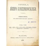 KORZENIOWSKI- DZIEŁA t.8 1872