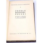 MORAWSKI- ŹRÓDŁO ROZBIORU POLSKI wyd. 1935r. masoneria
