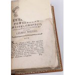 DYKCYONARZ POWSZECHNY MEDYKI, CHIRURGII, I SZTUKI HODOWANIA BYDLĄT, CZYLI LEKARZ WIEYSKI, 8 wol. wyd. 1788-1793