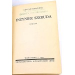 MORCINEK- INŻYNIER SZERUDA 1937r. dedykacja Autora