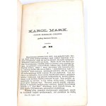 VARŠAVSKÁ KNIŽNICA 1886 zväzok III, Karol Marx