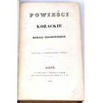 CZAYKOWSKI - POWIEŚCI KOZACKIE Paryż 1837