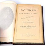 MICKIEWICZ - PAN TADEUSZ, vydáno v roce 1898, jubilejní vydání