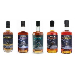 Cane Island Single Estate Rhum 0,7l 43% Zestaw - 5 sztuk