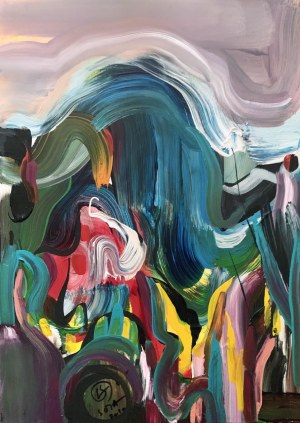 Liliana Soja, Zielony landscape, 2010