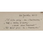 Kat Garstka (nar. 1977), Půlstoletí poezie - sen o Rembrandtovi, 2023