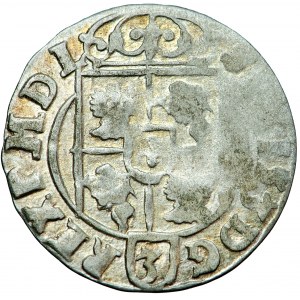 Poľsko, Žigmund III., koruna, polováha s dátumom 2-, muži. Bydgoszcz