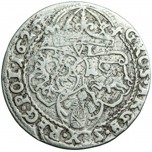 Poľsko, Žigmund III., koruna, šesťpenca 1626, muži. Krakov