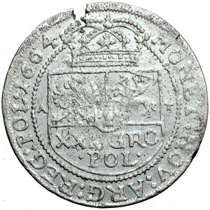 Poland, Jan Kazimierz, Crown, gold (zloty, tymf) 1664, men. Kraków
