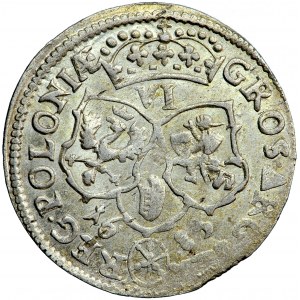 Pologne, Jan III, Couronne, six pence 1683, hommes. Bydgoszcz, M. Zamoyski
