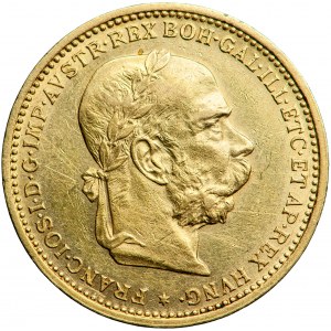 Rakousko, František Josef, 20 korun 1895, mincovna. Vídeň