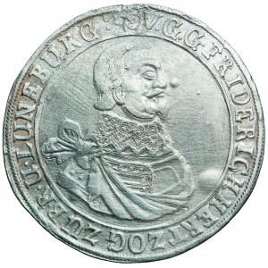 Niemcy, Brunszwik-Lüneburg, Fryderyk, talar 1648, men. Clausthal