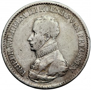 Nemecko, Prusko, Friedrich Wilhelm III, thaler 1818, muži. Berlín