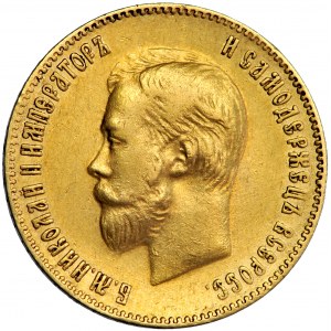 Rusko, Mikuláš II., 10 rublů 1901, m. Petrohrad, F. Zaleman