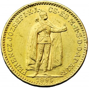 Węgry, Franciszek Józef, 20 koron 1895, men. Krzemnica