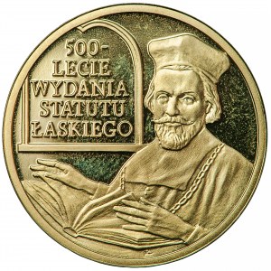 Polsko, III Rzeczpospolita, 100 zlotých 2006, 500. výročí statutu Łaski, m. Varšava