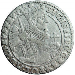 Polska, Zygmunt III, Korona, ort 1624, men. Bydgoszcz