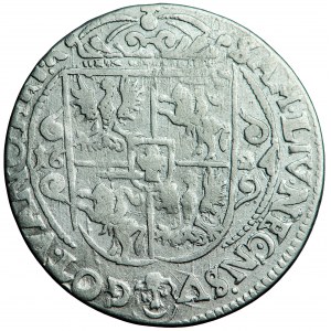 Polska, Zygmunt III, Korona, ort 1624, men. Bydgoszcz