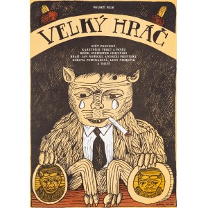 proj. Petr POS (1944-2015), Velky hrac, 1986