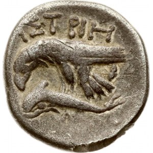 Istros Thrace AR Drachm 4th Cent. BC