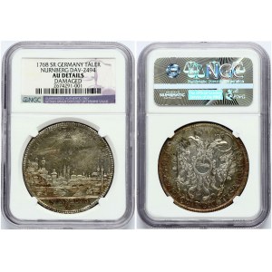 Nurnberg Taler 1768 SR NGC AU DETAILS